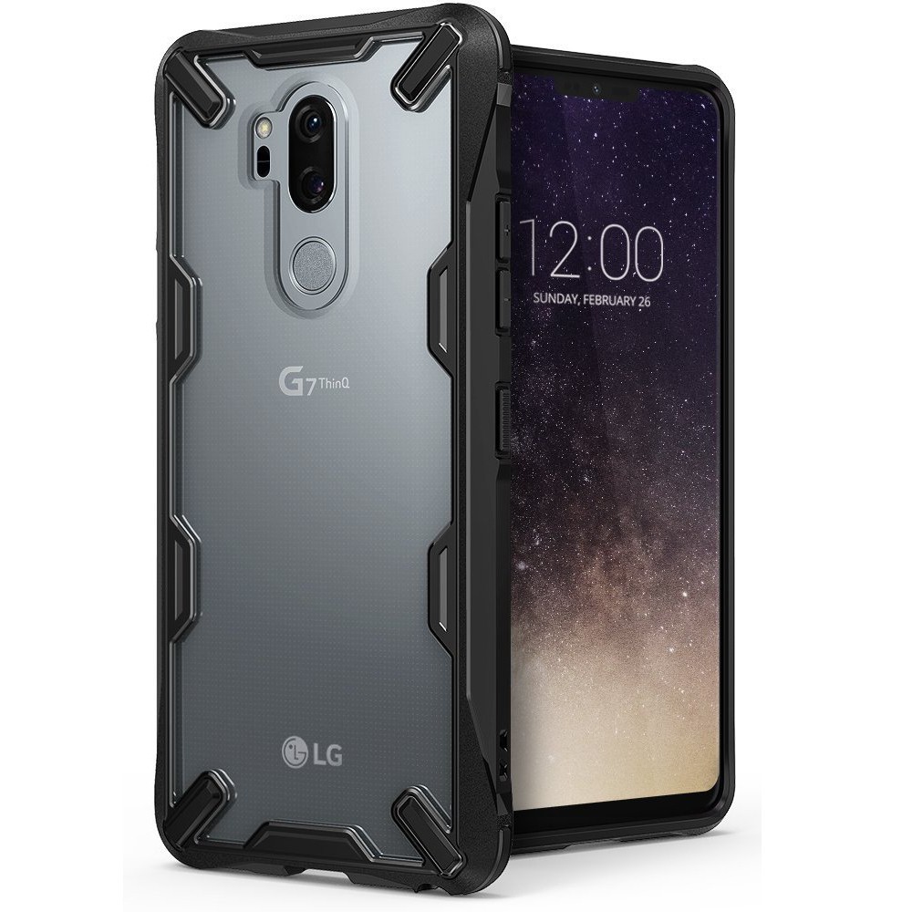 Ovitek Ringke "Fusion X" za LG G7 / G7 ThinQ - black