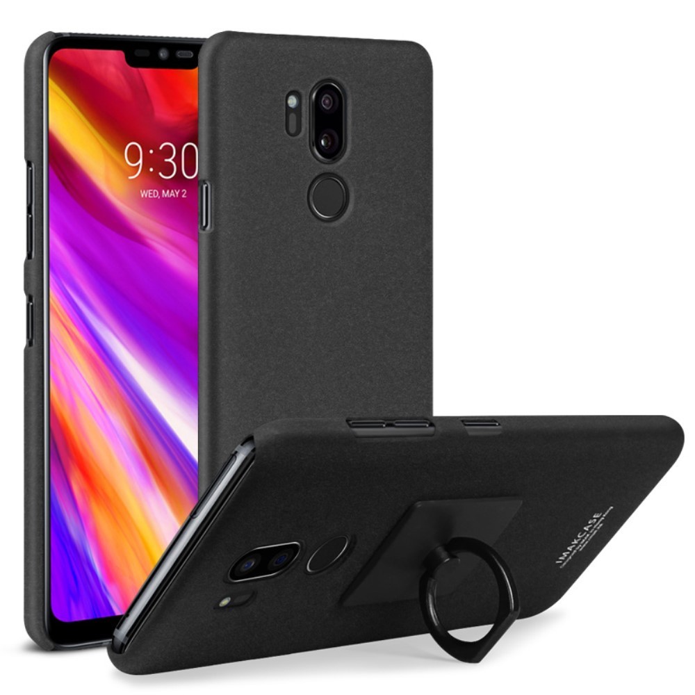Trden TPU ovitek "Snap Ring" za LG G7 / G7 ThinQ - črn