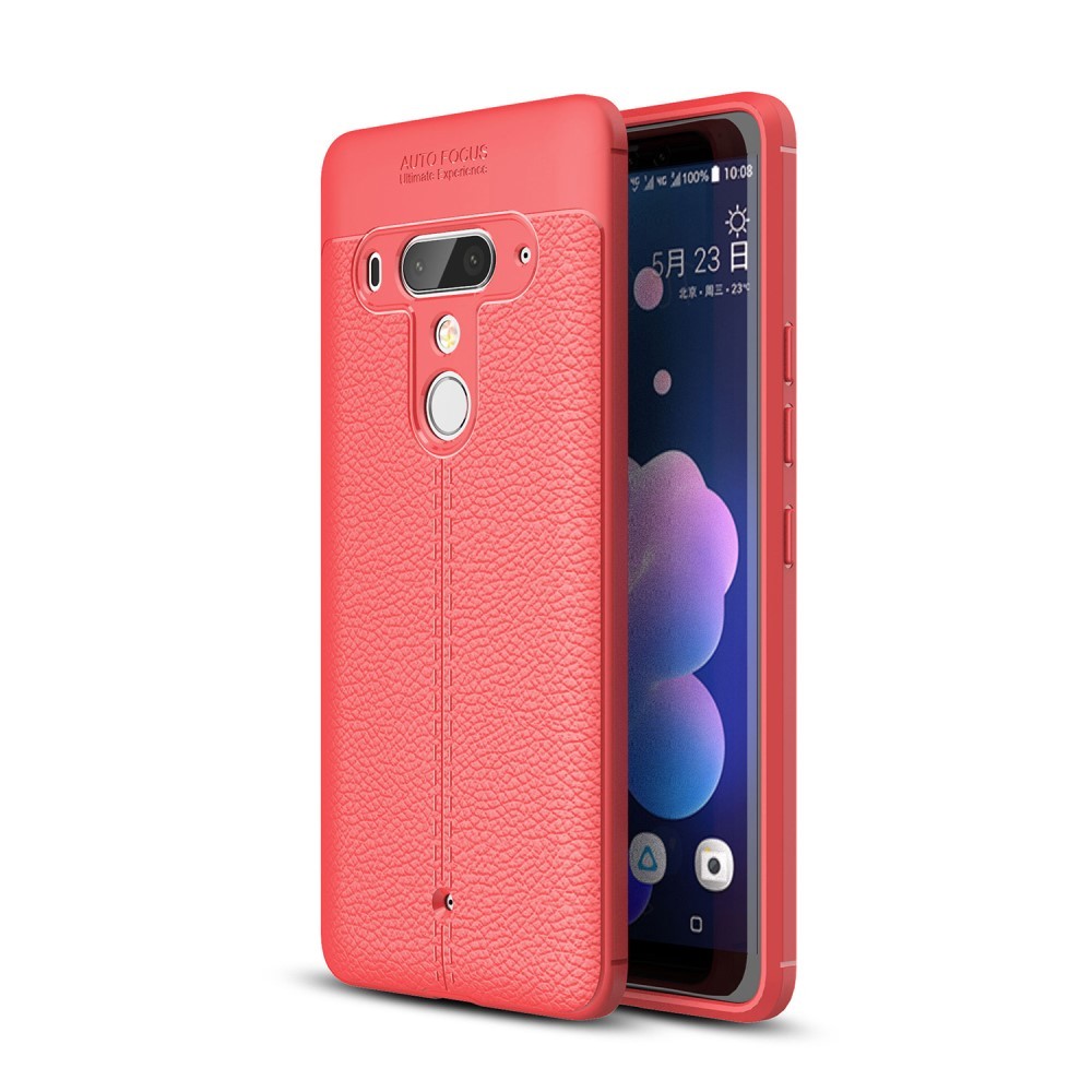 TPU gel ovitek "Gentry" za HTC U12+ - rdeč