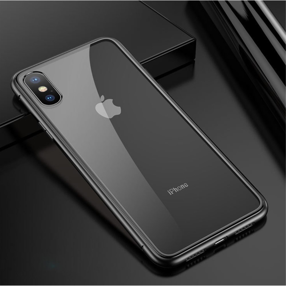 Magnetni ovitek "Pull" za iPhone X - črn