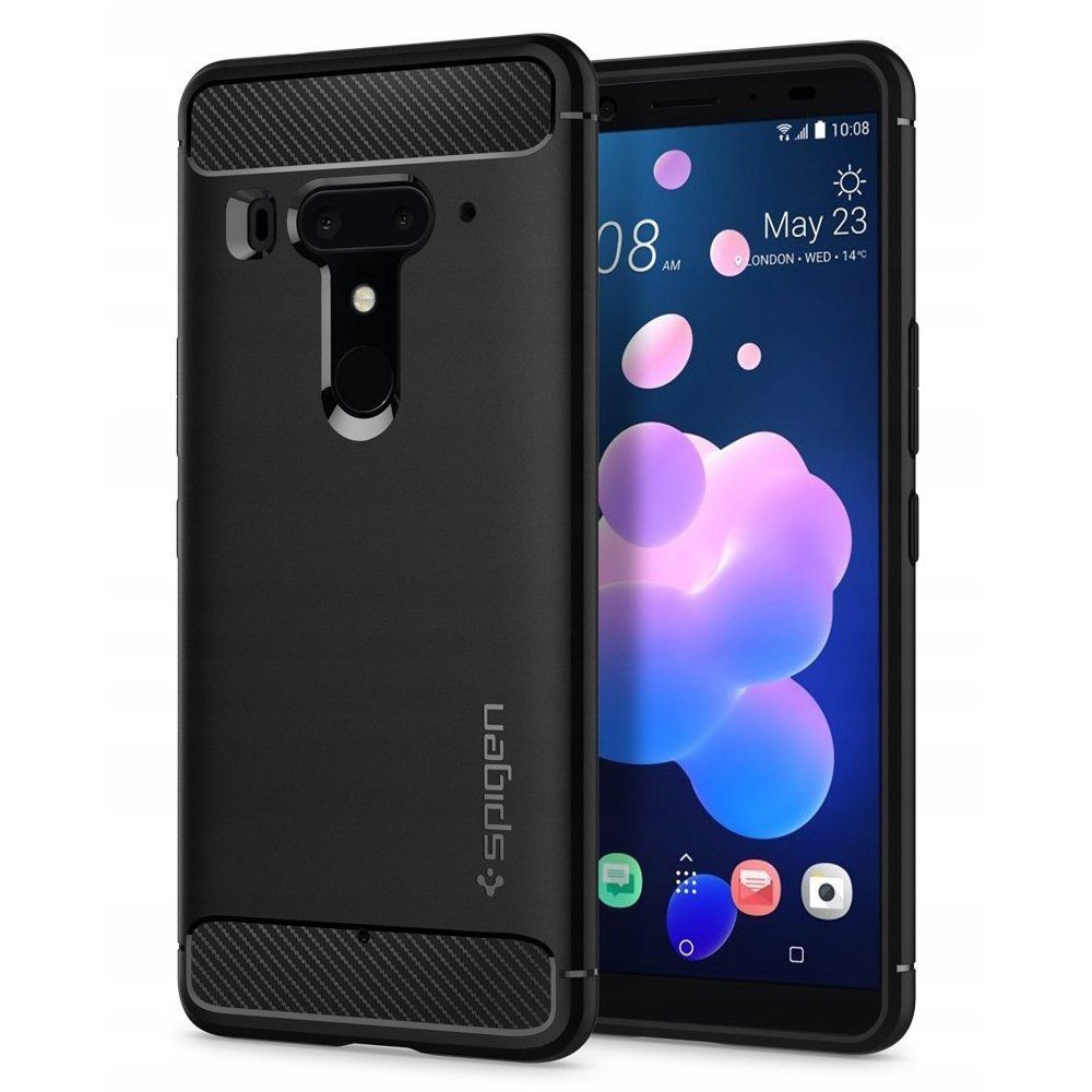 Ovitek Spigen "Rugged Armor" za HTC U12+ - black