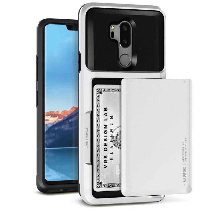 Ovitek VRS Design "Damda Glide" za LG G7 / G7 ThinQ - cream white