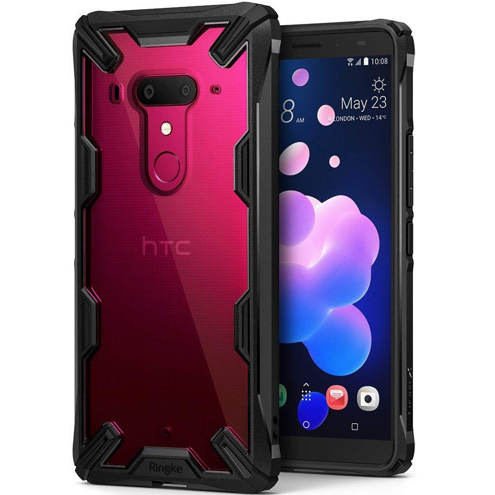 Ovitek Ringke "Fusion X" za HTC U12+ - black