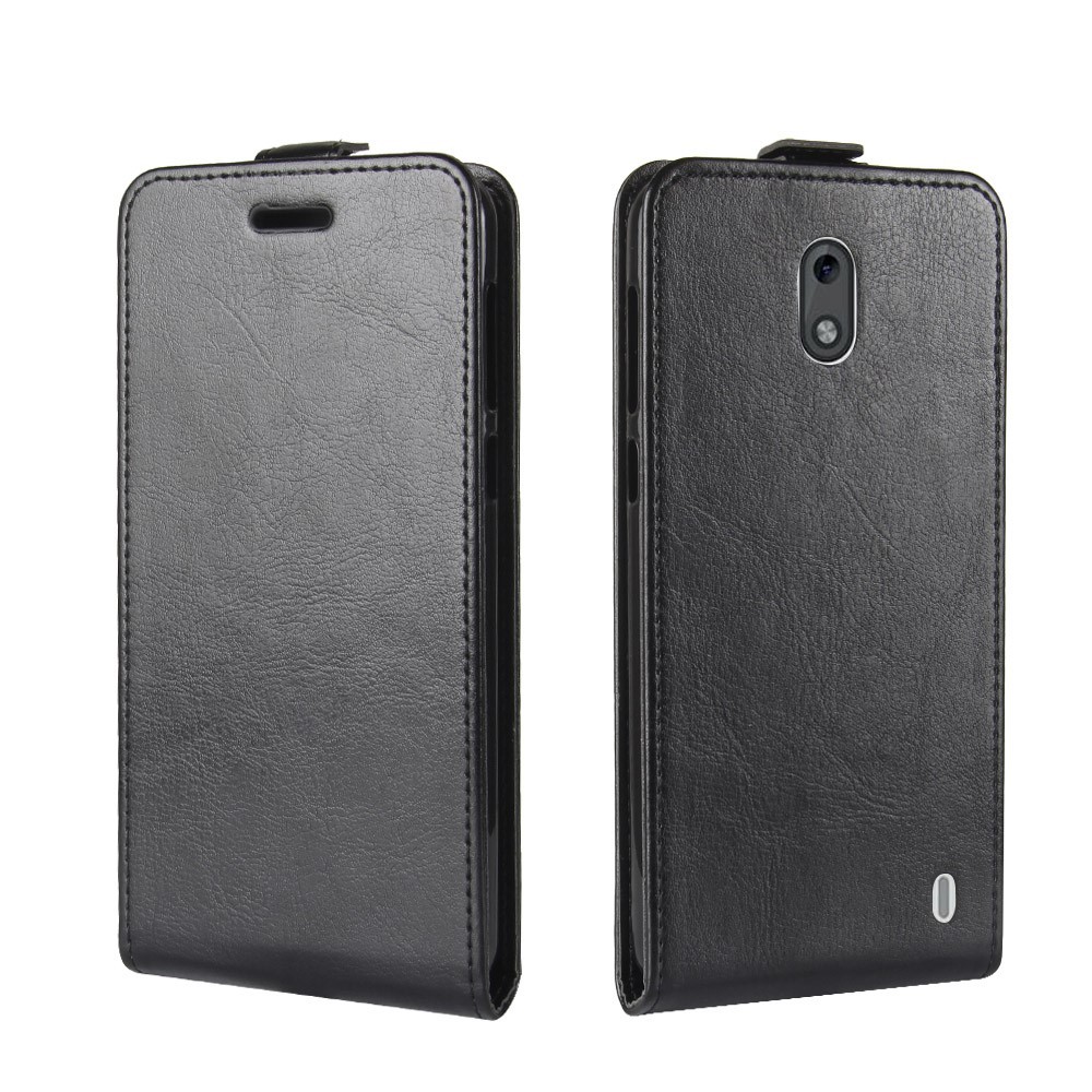 Modni flip etui za Nokia 2 - črn