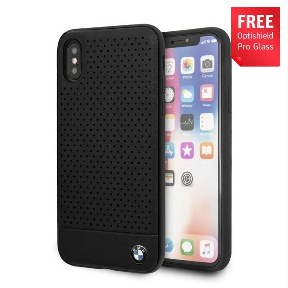 Originalen ovitek BMW za iPhone X / XS (BMHCPXPEBOBK)