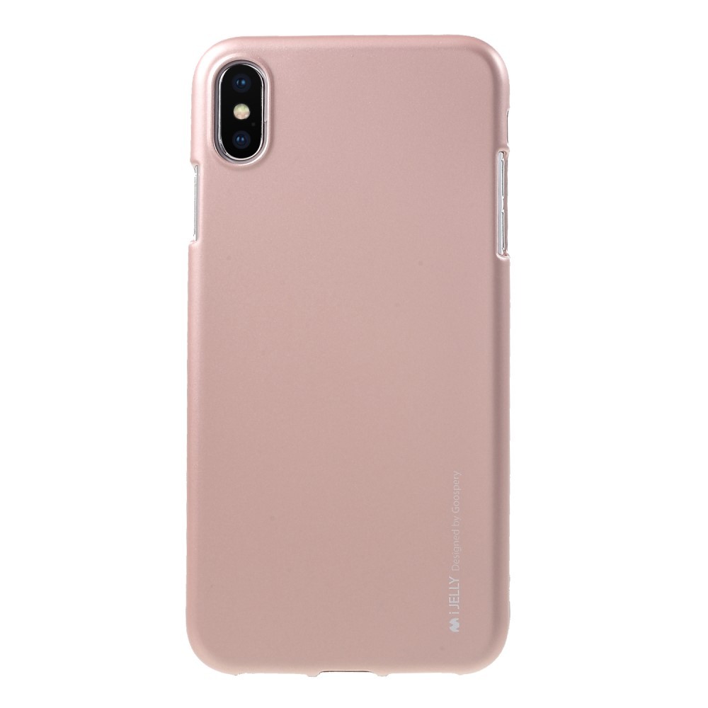 TPU gel ovitek Goospery iJelly Case za iPhone XS Max - roza