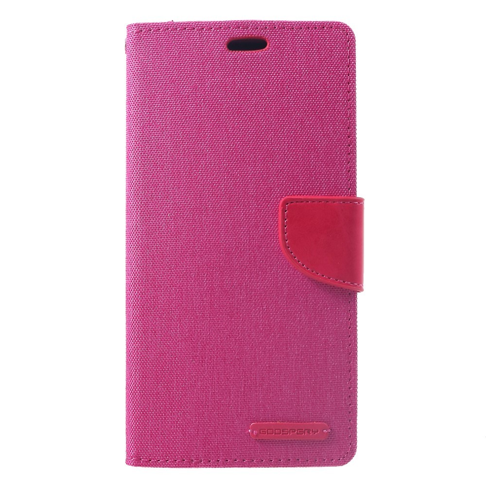 Etui Goospery Canvas Diary za iPhone XS Max - roza