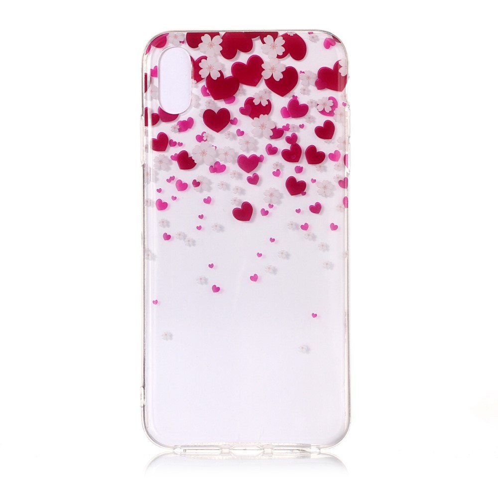 Tanek TPU gel ovitek "Hearts" za iPhone X / XS