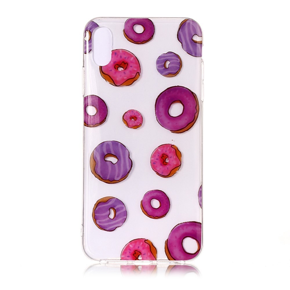 Tanek TPU gel ovitek "Doughnuts" za iPhone X / XS
