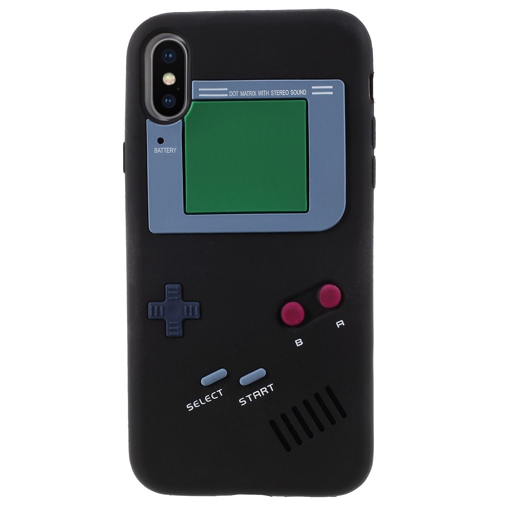Silikonski ovitek "Play it" za iPhone X / XS - črn