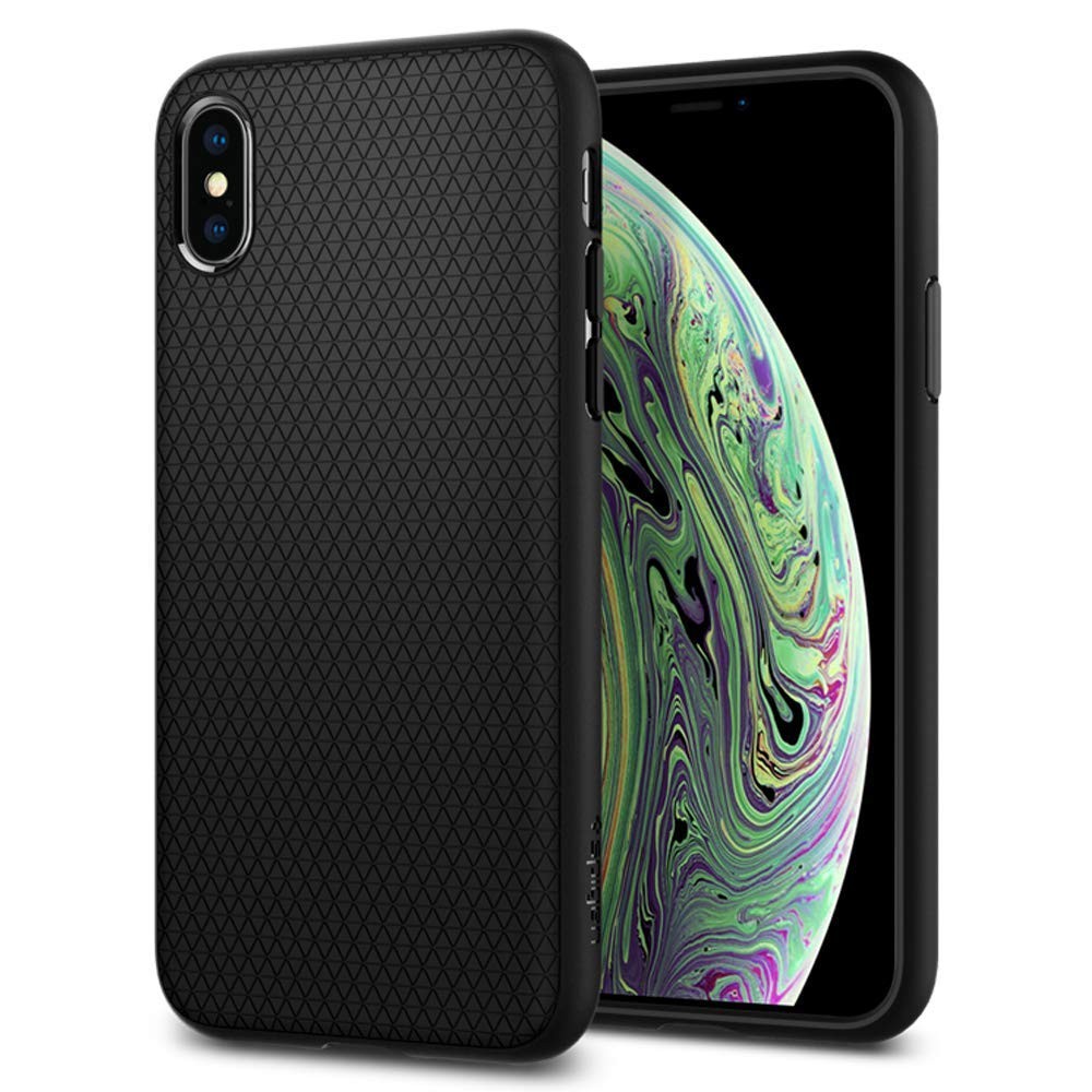 Ovitek Spigen "Liquid Air" za iPhone X / XS - black