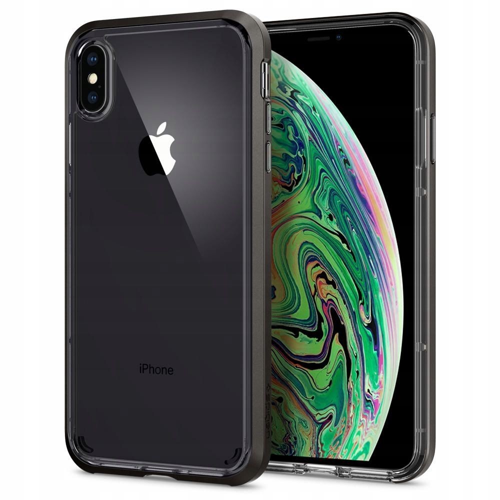 Ovitek Spigen "Neo Hybrid Crystal" za iPhone X / XS - gunmetal