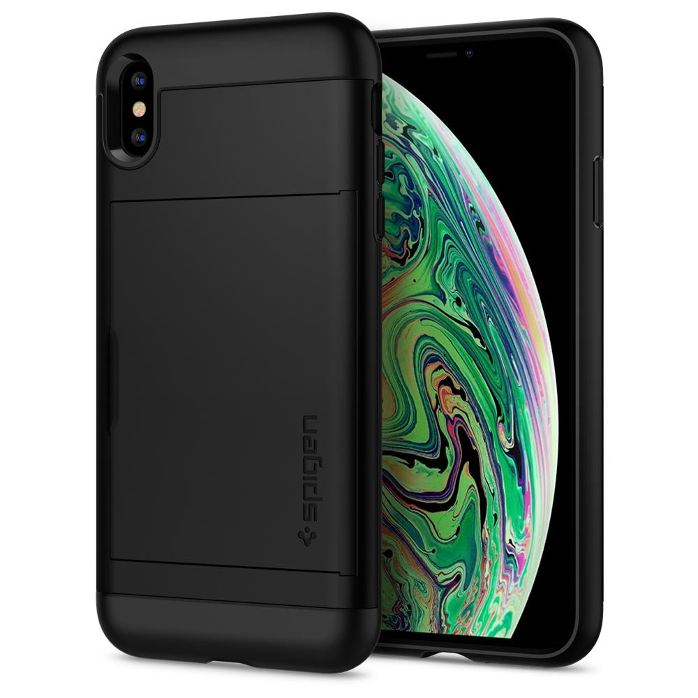 Ovitek Spigen "Slim Armor CS" za iPhone XS Max - black