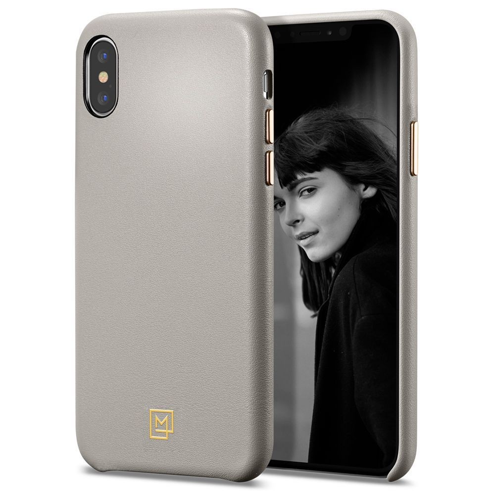 Ovitek Spigen "La Manon Calin" za iPhone X / XS - oatmeal beige