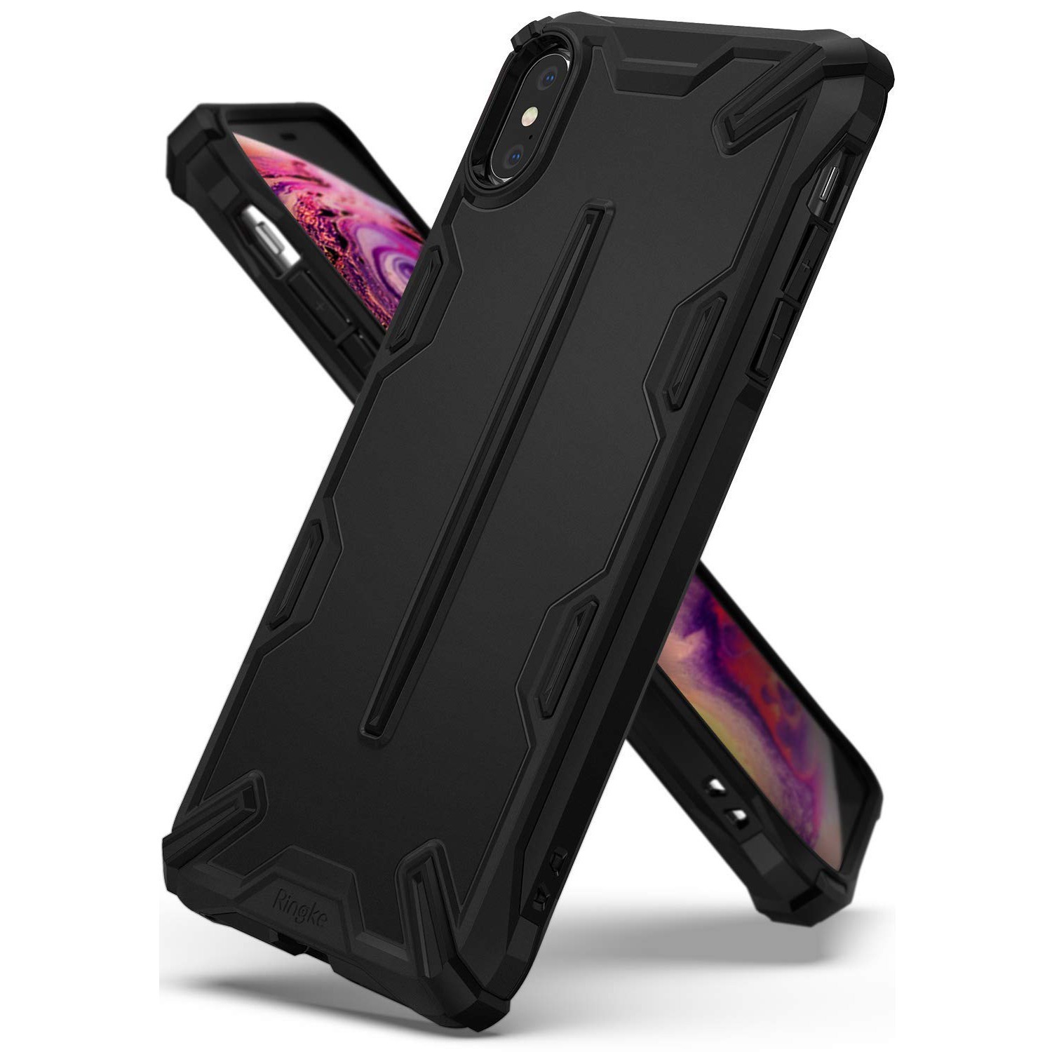 Ovitek Ringke "Dual X" za iPhone X / XS - sf black