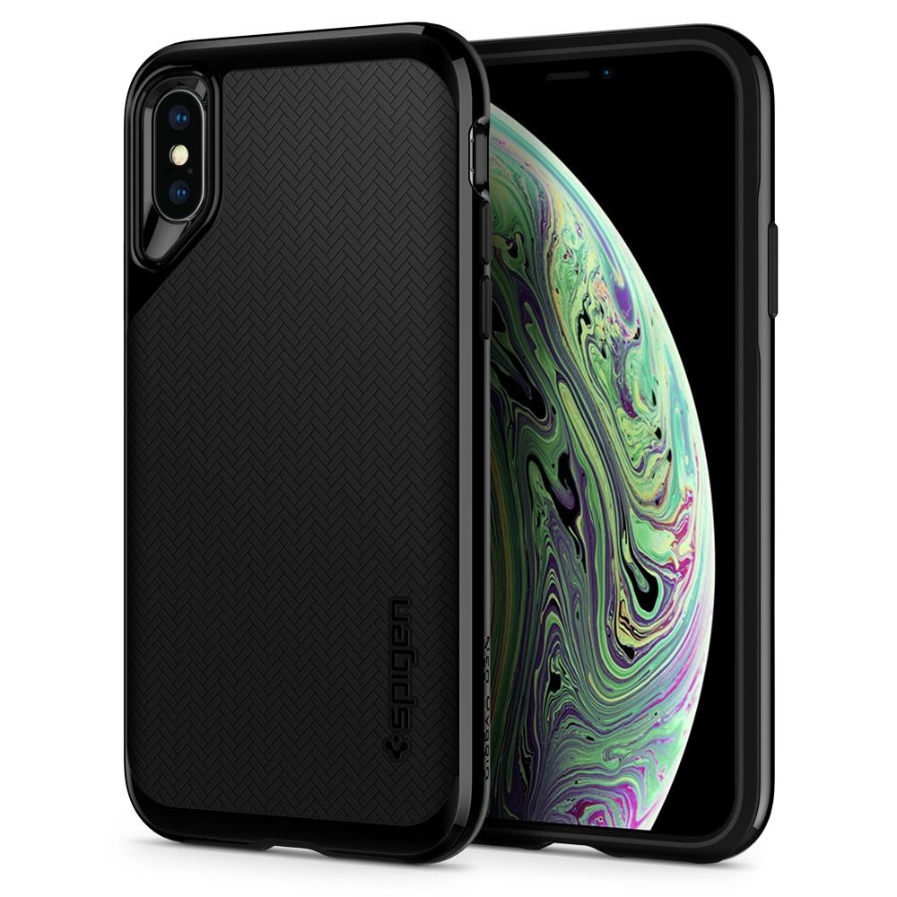 Ovitek Spigen "Neo Hybrid" za iPhone X / XS - jet black