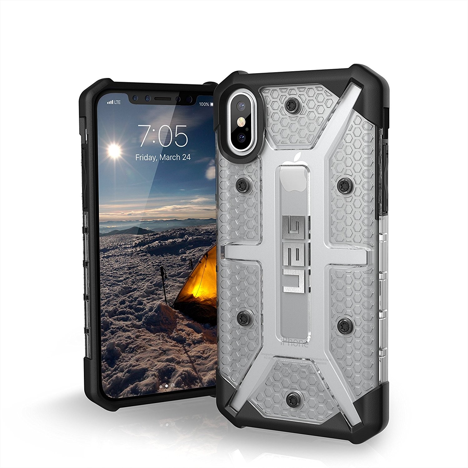Ovitek UAG "Plasma" za iPhone X / XS - ice clear