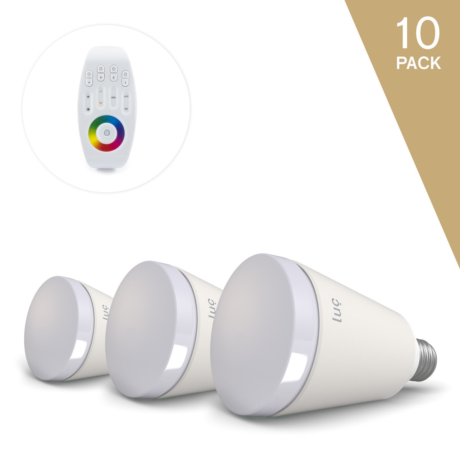 Luc Master Pack - 10 x pametna žarnica in daljinski upravljalnik