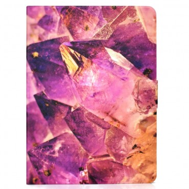 Modni etui "Marble" za iPad Pro 11 2018 iz umetnega usnja - vijoličen