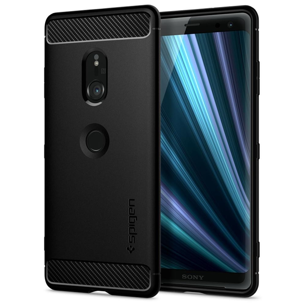 Ovitek Spigen "Rugged Armor" za Sony Xperia XZ3 - black