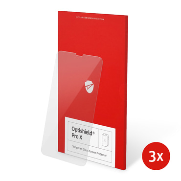 3-Pack premium zaščitnih stekel Optishield Pro za iPhone XS Max