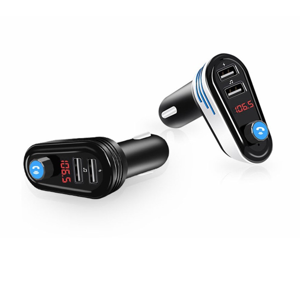 FM oddajnik in avtopolnilec z dvema USB režama "Relay"