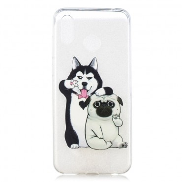 Tanek TPU gel ovitek "Dog Bros" za Honor Play