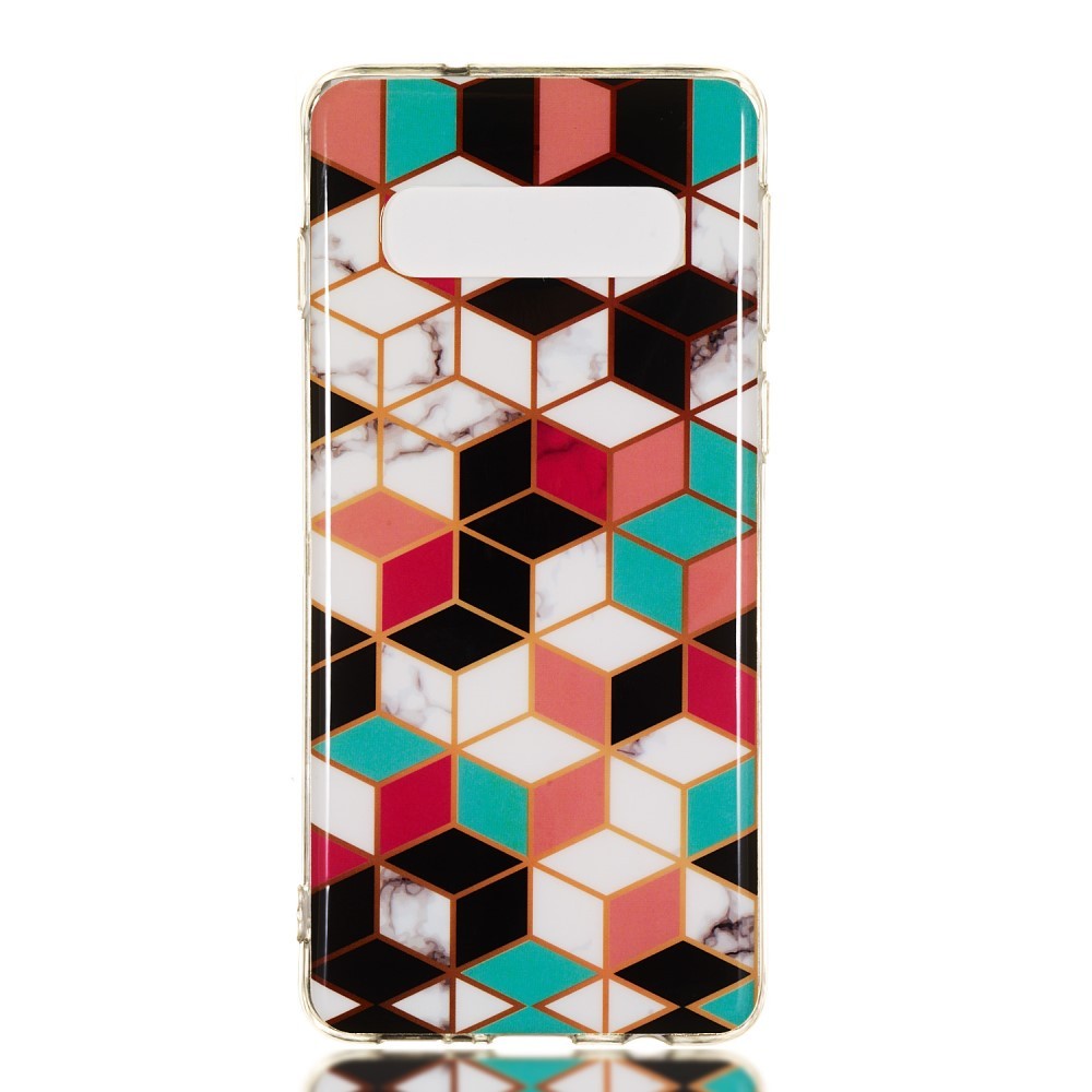 Tanek TPU gel ovitek "SpatialCubes" za Samsung Galaxy S10