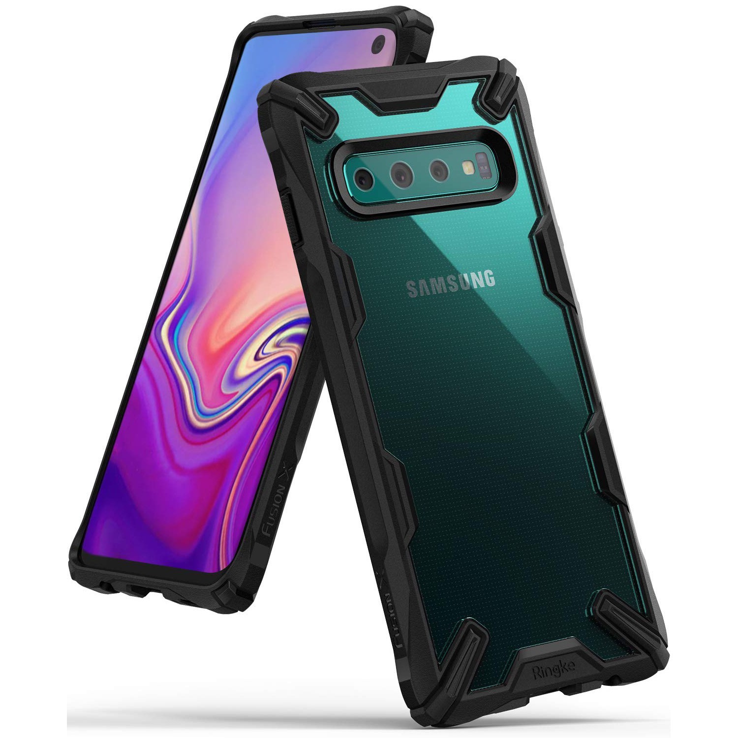 Ovitek Ringke "Fusion X" za Samsung Galaxy S10 - black