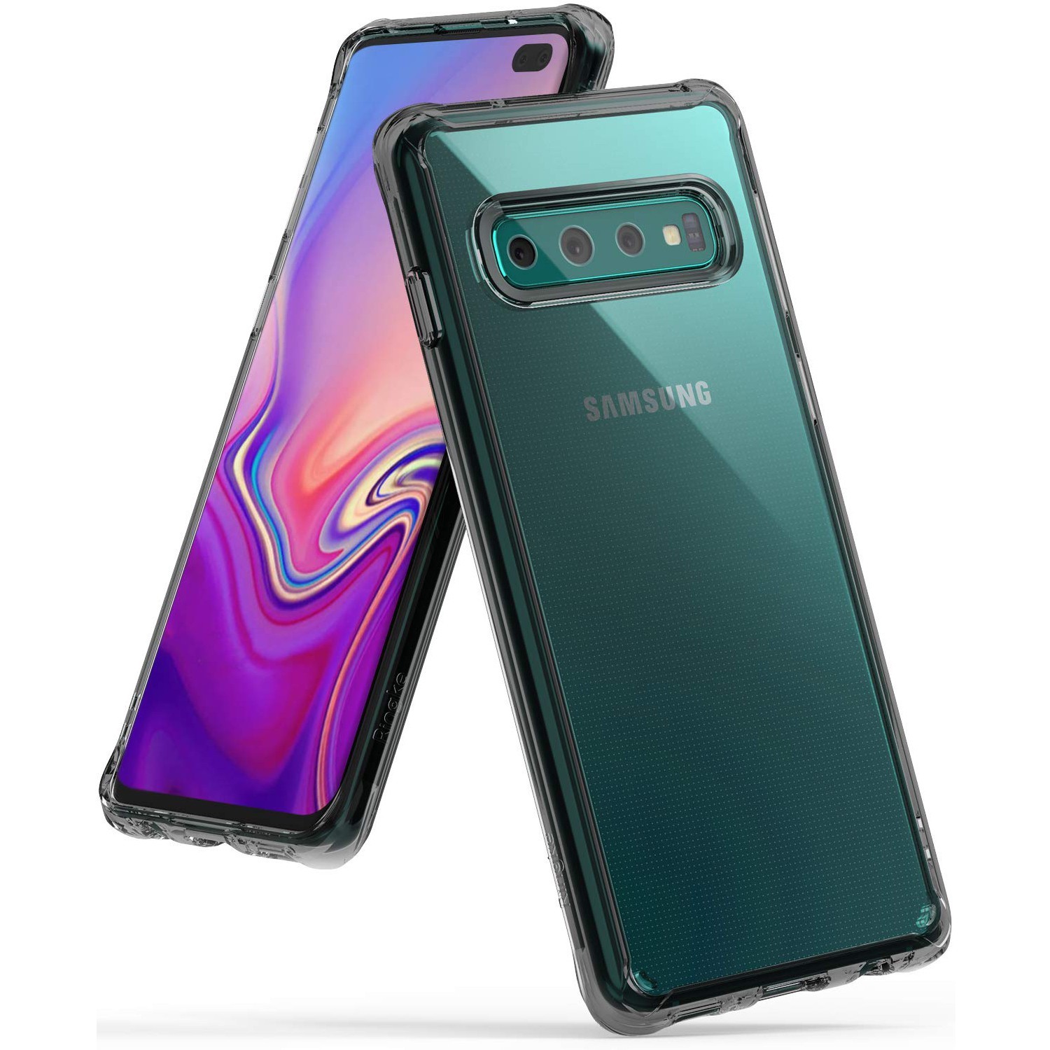Ovitek Ringke "Fusion" za Samsung Galaxy S10 Plus - smoke black