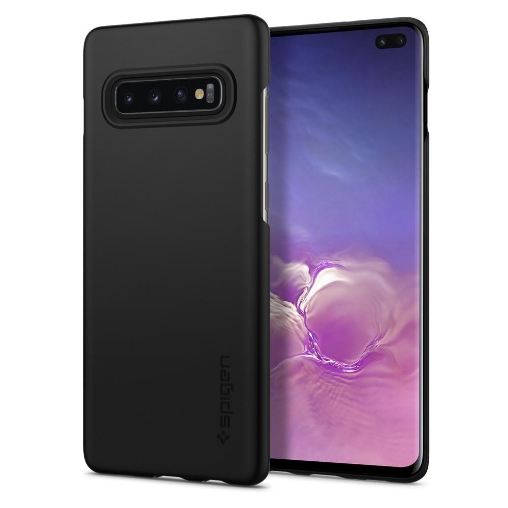 Ovitek Spigen "Thin Fit" za Samsung Galaxy S10 Plus - black