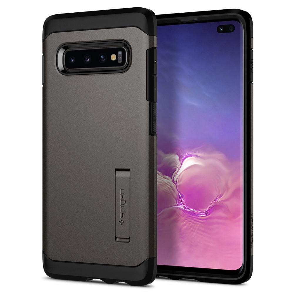 Ovitek Spigen "Tough Armor" za Samsung Galaxy S10 Plus - gunmetal