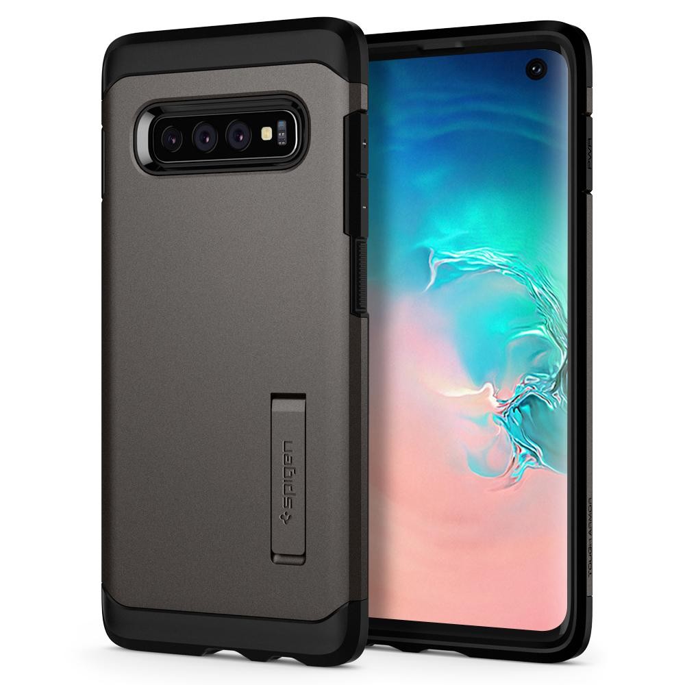Ovitek Spigen "Tough Armor" za Samsung Galaxy S10 - gunmetal