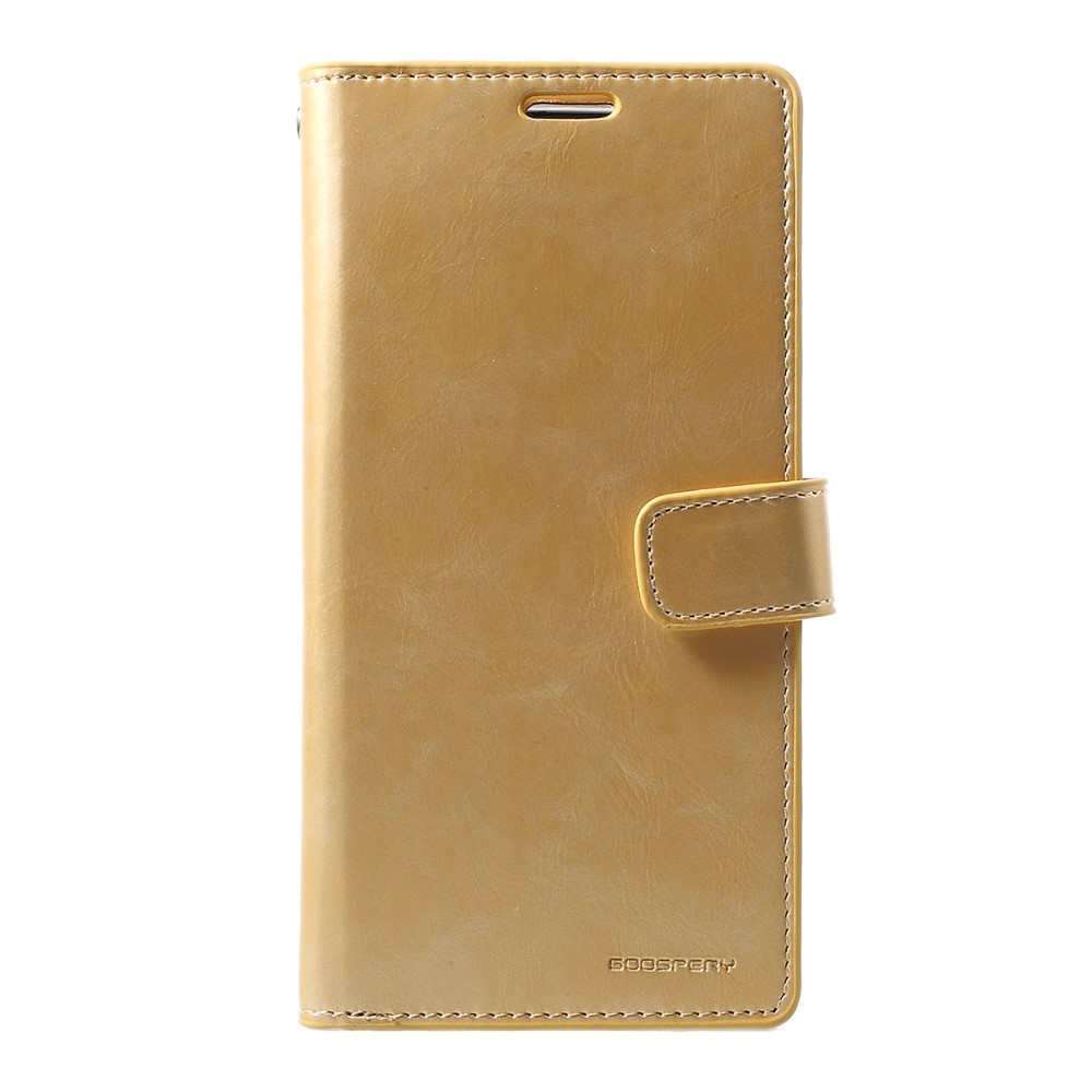 Etui denarnica Goospery Mansoor Diary za Samsung Galaxy S10 Plus - zlate barve