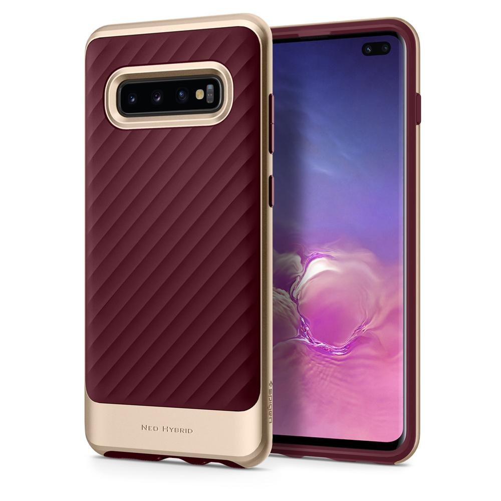 Ovitek Spigen "Neo Hybrid" za Samsung Galaxy S10 Plus - burgundy
