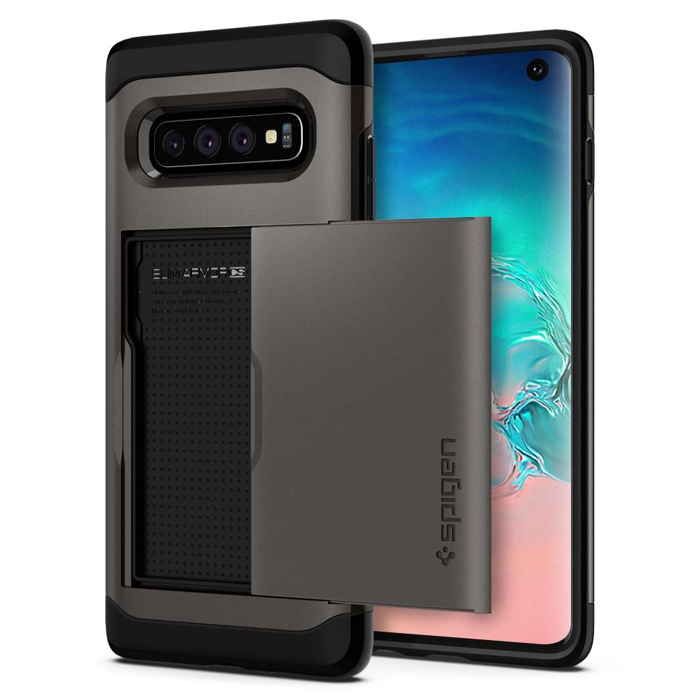 Ovitek Spigen "Slim Armor CS" za Samsung Galaxy S10 - gunmetal