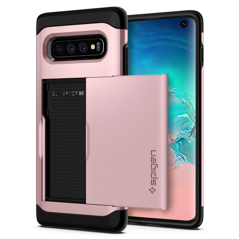 Ovitek Spigen "Slim Armor CS" za Samsung Galaxy S10 - rose gold