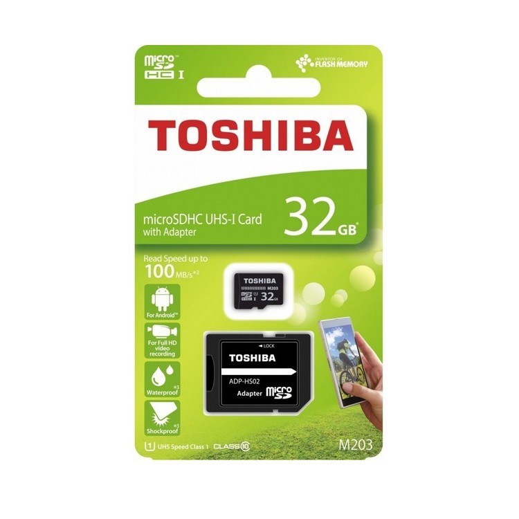 Micro SDHC spominska kartica Toshiba Class 10 UHS-I 100MB/s - 32GB