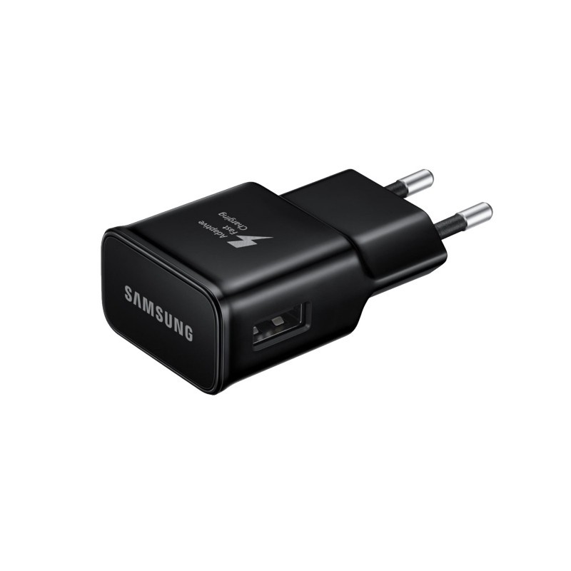 Originalen stenski polnilec Samsung EP-TA20EB - črn (bulk)