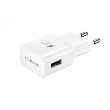 Originalen stenski polnilec Samsung EP-TA20EW - bel (bulk)