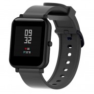 Silikonski pas za Xiaomi Amazfit "Bip" - črn