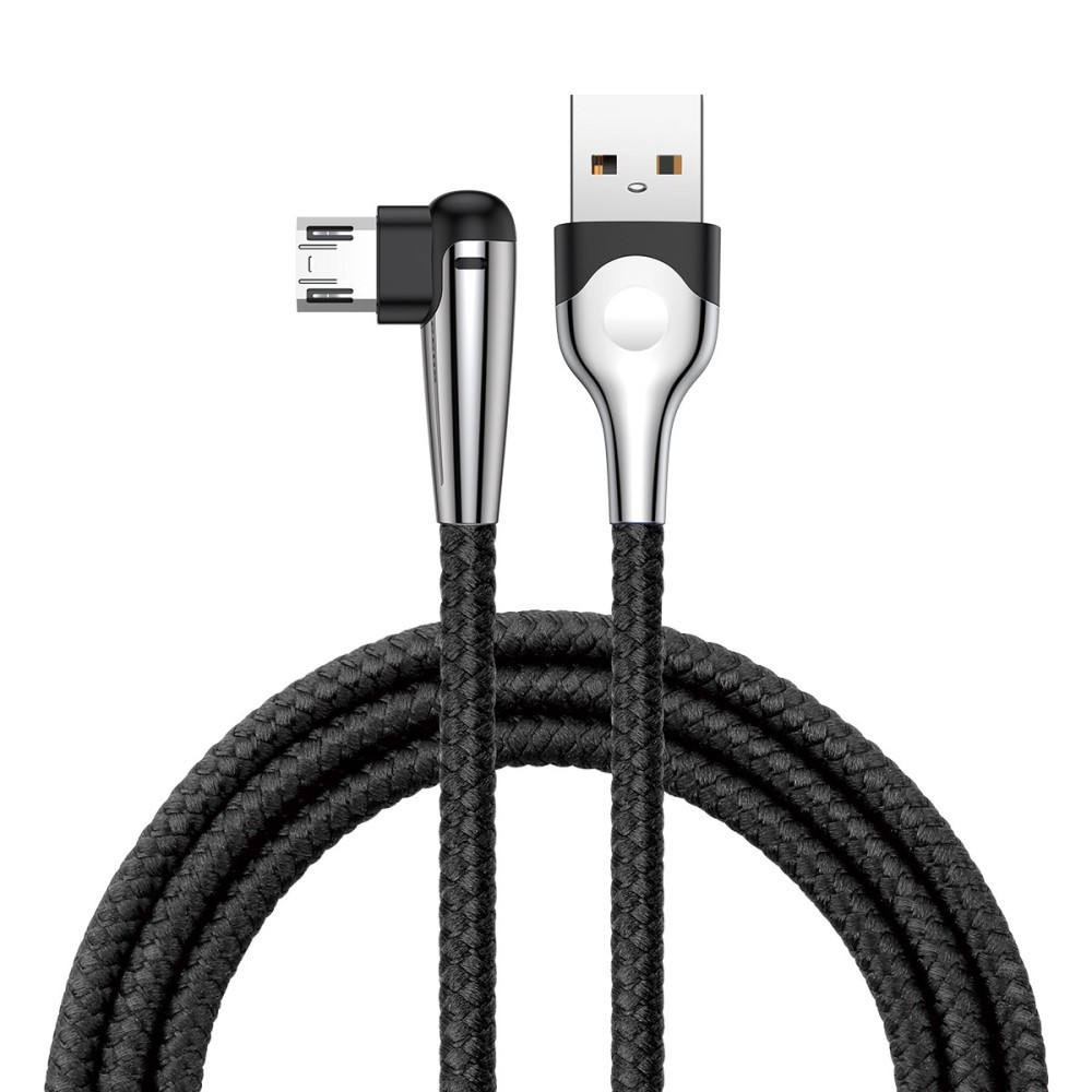 Micro USB pleten kabel Baseus "MVP" - črn