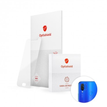Optishield 2v1 zaščitno steklo za zaslon in zadnjo kamero za Huawei P20 Lite