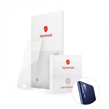 Optishield 2v1 zaščitno steklo za zaslon in zadnjo kamero za Huawei P30