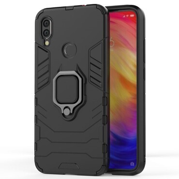 Robusten ovitek "Impact X Ring" za Xiaomi Redmi Note 7 - črn Robusten ovitek "Impact X Ring" za Xiaomi Redmi Note 7 - črn