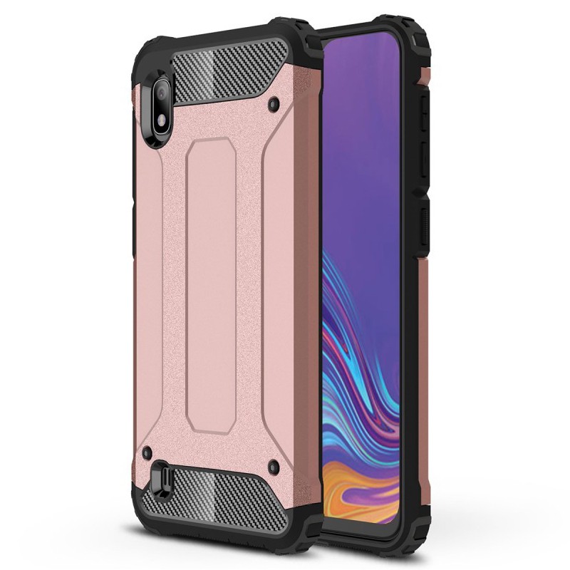 Robusten ovitek "Rock" za Samsung Galaxy A10 - roza