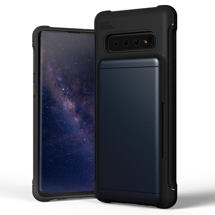 Ovitek VRS Design "Damda Glide Shield" za Samsung Galaxy S10 - deepsea blue