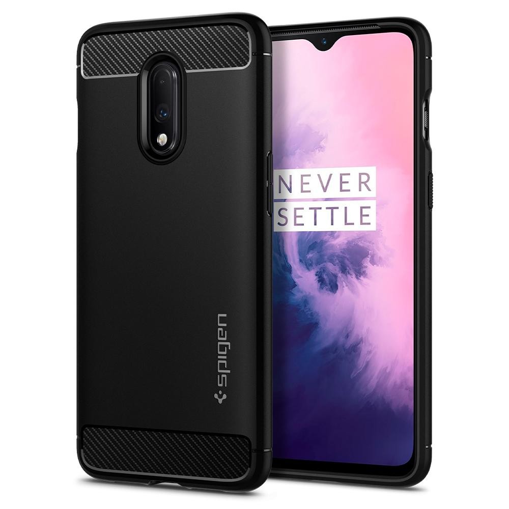 Ovitek Spigen "Rugged Armor" za OnePlus 7 - black