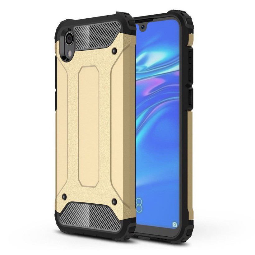 Robusten ovitek "Rock" za Huawei Y5 2019 / Honor 8S - zlate barve