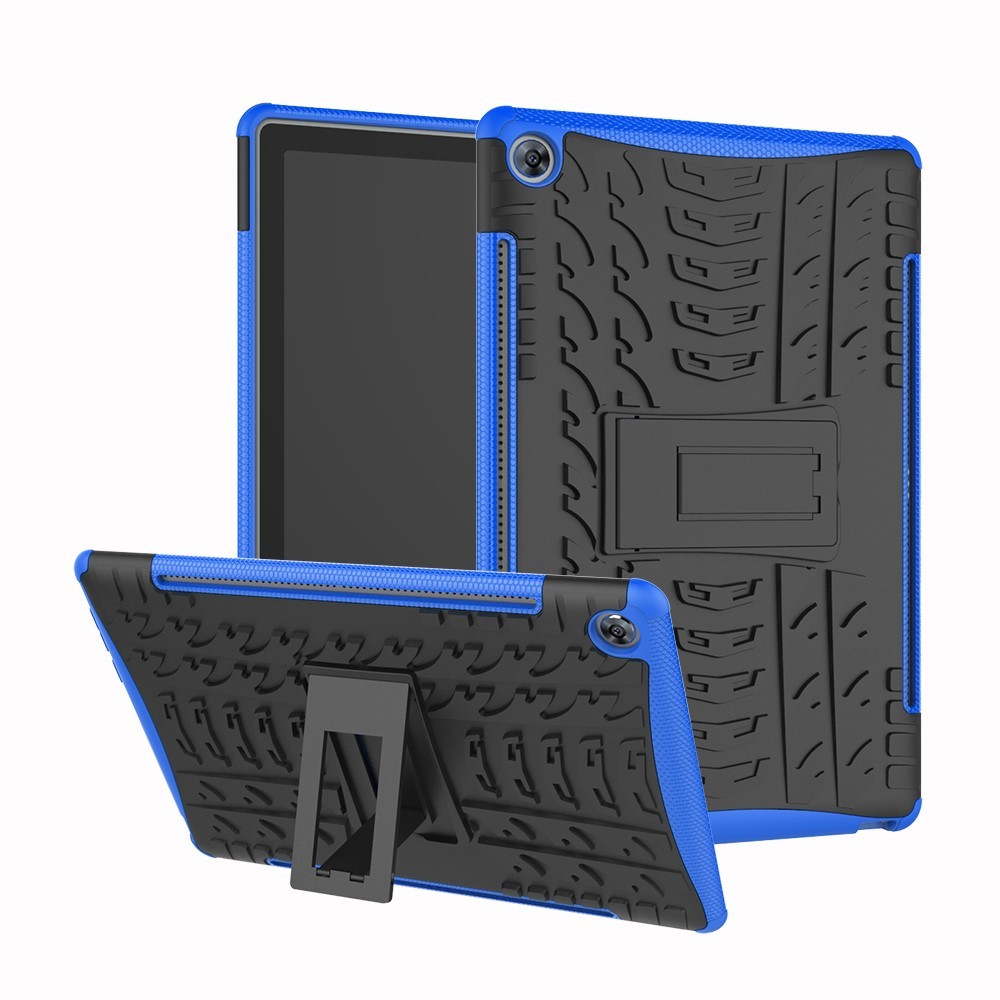 Hibriden TPU gel ovitek "Tough" za Huawei MediaPad M5 10 - moder